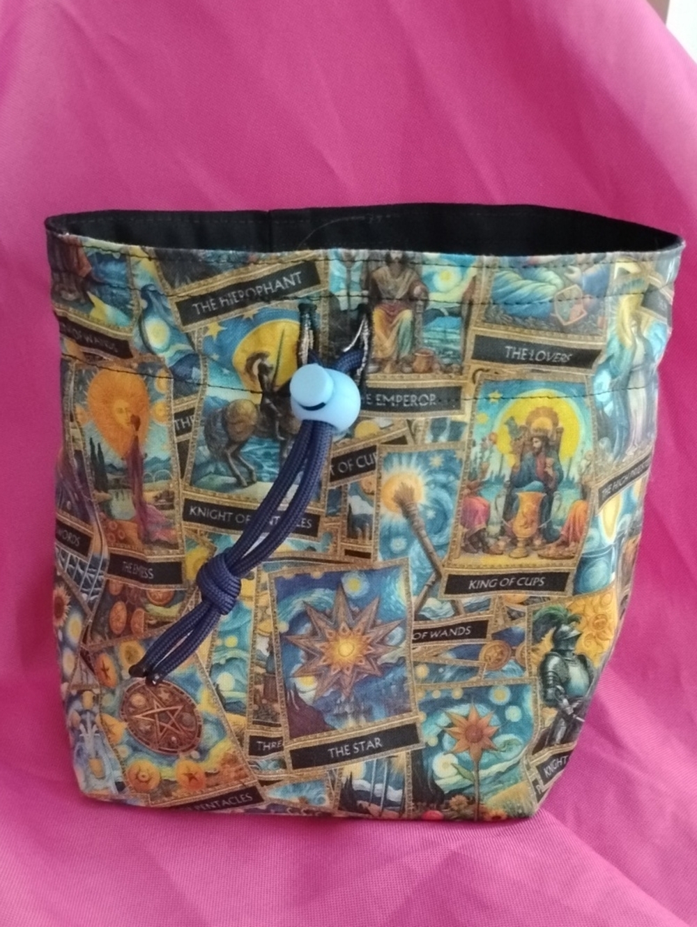 Tarot Card Print Mini Bag in Multi-Color